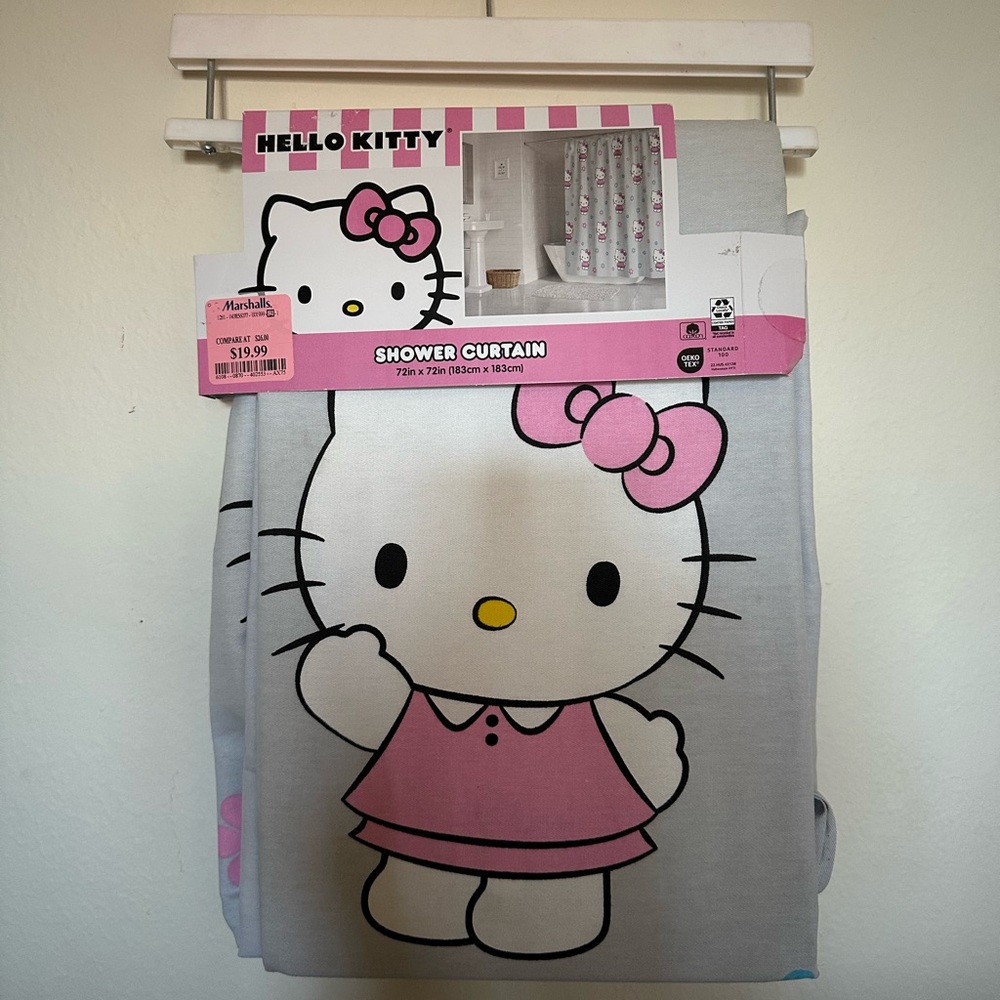 Hello Kitty Shower Curtain (Brand-New)